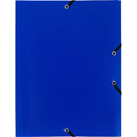 Chemise  lastique PVC A4 bleue  EX55902E