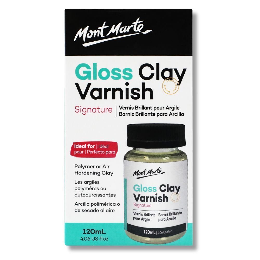 Clay Varnish Gloss 120ml Mont Marte