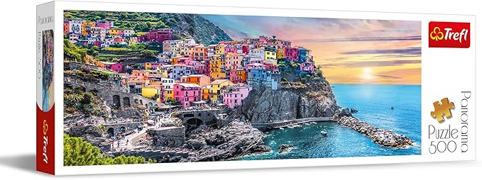 Puzzles 500pcs Panorama Manarola At Sunset Italy Trefl 29516
