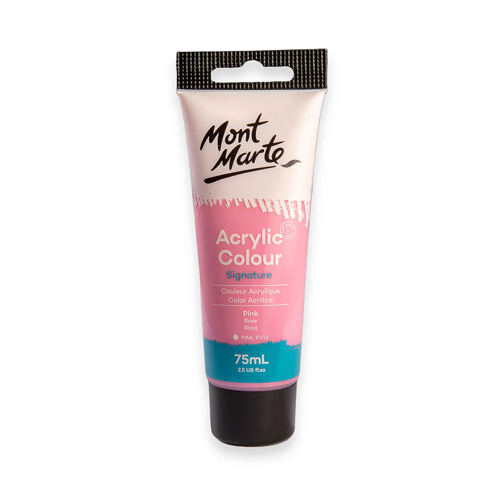 Acrylic Paint 75ml Colour Pink Mont Marte
