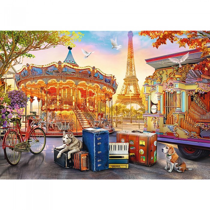 Puzzles 500pcs Holidays In Paris Trefl 37426
