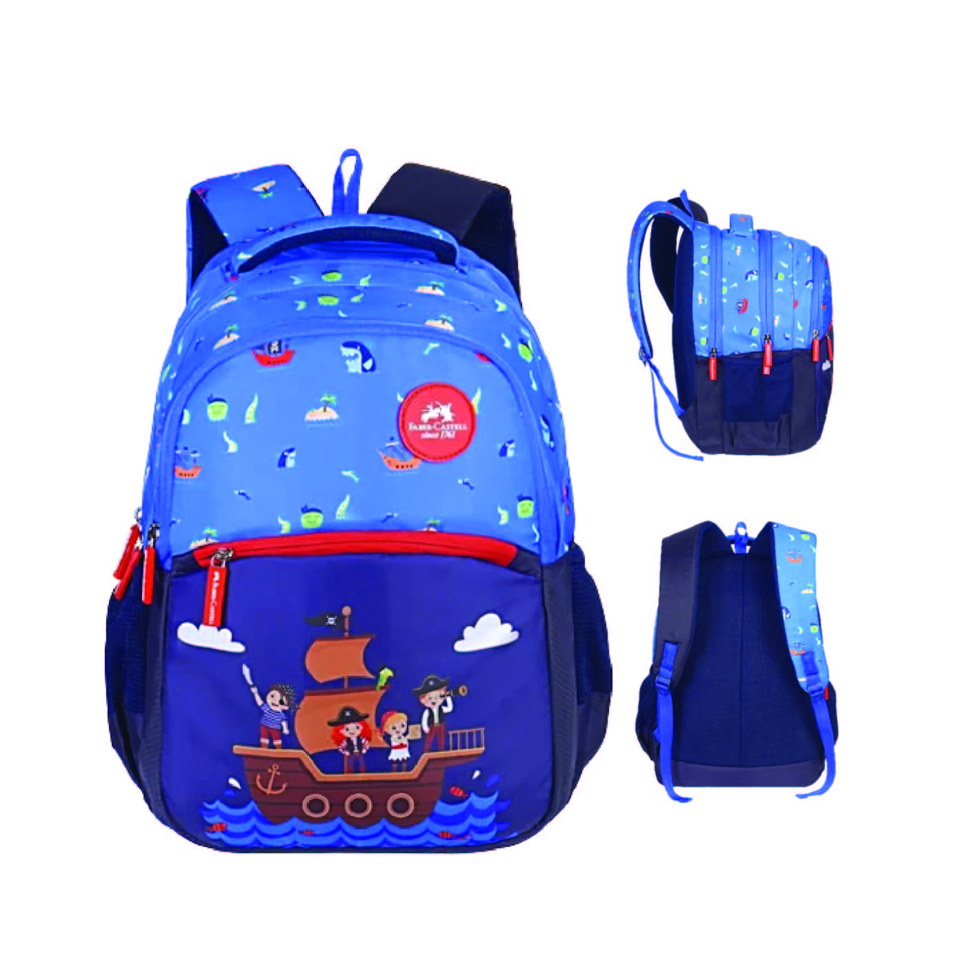 School Bag Sailor 9yrs Navy Blue Faber Castell 574664
