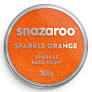 SNZ SPARKLE FACE PAINT 18ML POT SPARKLE ORANGE