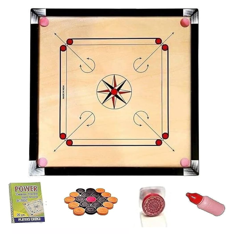 Carrom Boards 1.5 Inch Border (Including Carrom Coins ) 32 Inch