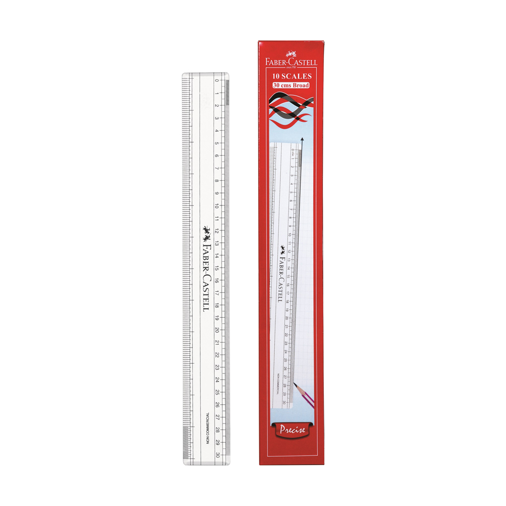 FC Plastic Ruler Slim 30cm Ref FC173001
