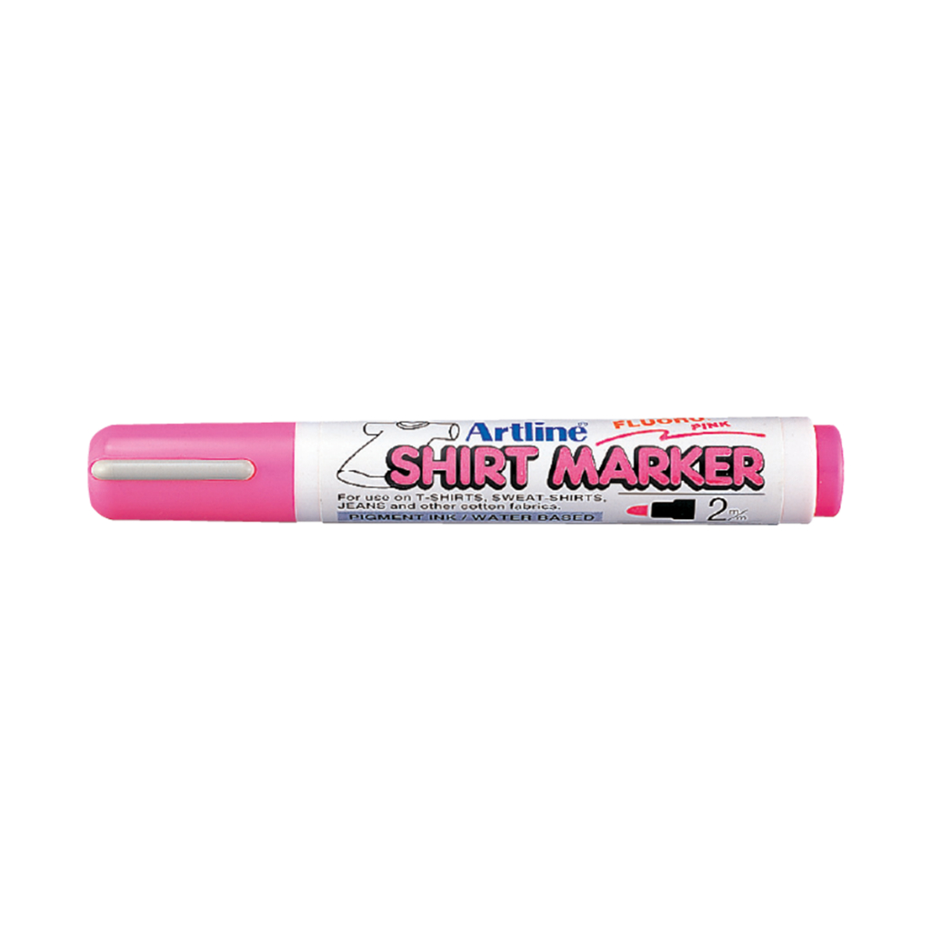T Shirt Markers 2.0mm Fluo Pink Artline Ref EKT2