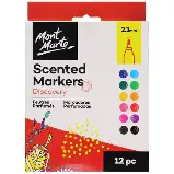 Scented Markers Set Of 12pcs Mont Marte