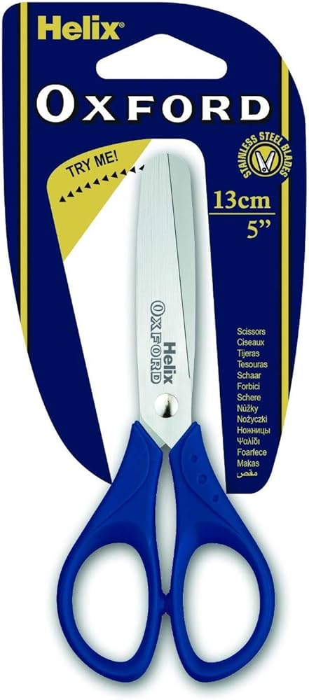 Scissors Round End 13cm Oxford Helix 464120