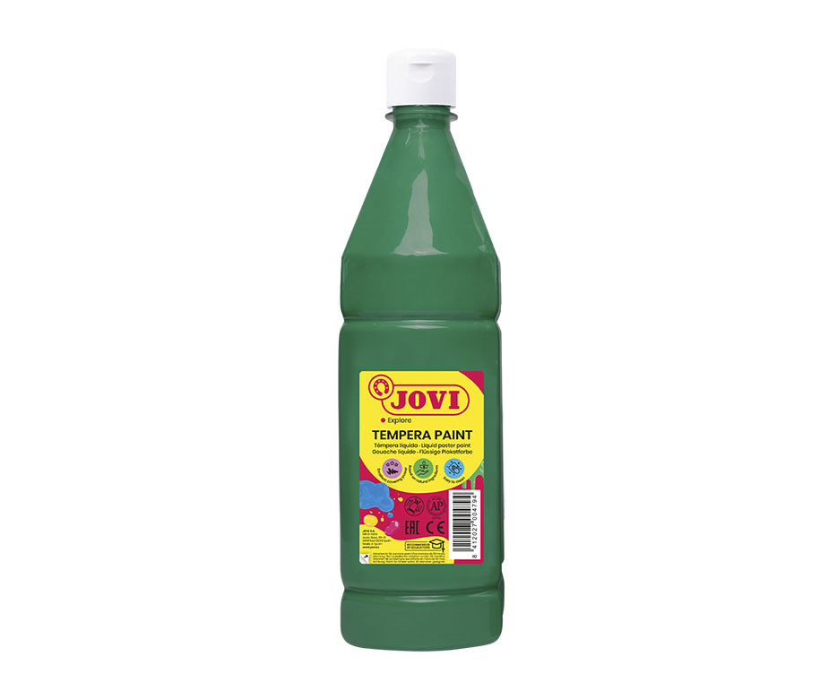 Jovi Liquid Poster Paint 1Litre Dark Green 19 Dark Green