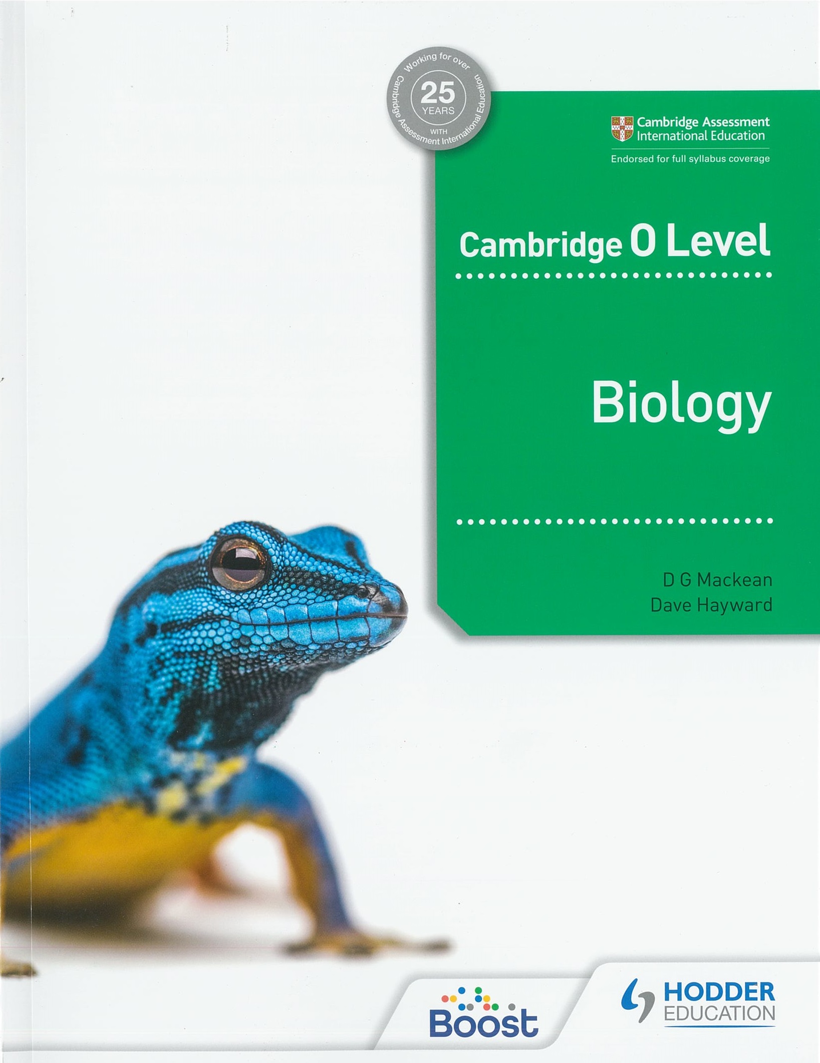 CAMBRIDGE O LEVEL BIOLOGY  MACKEAN & HAYWARD