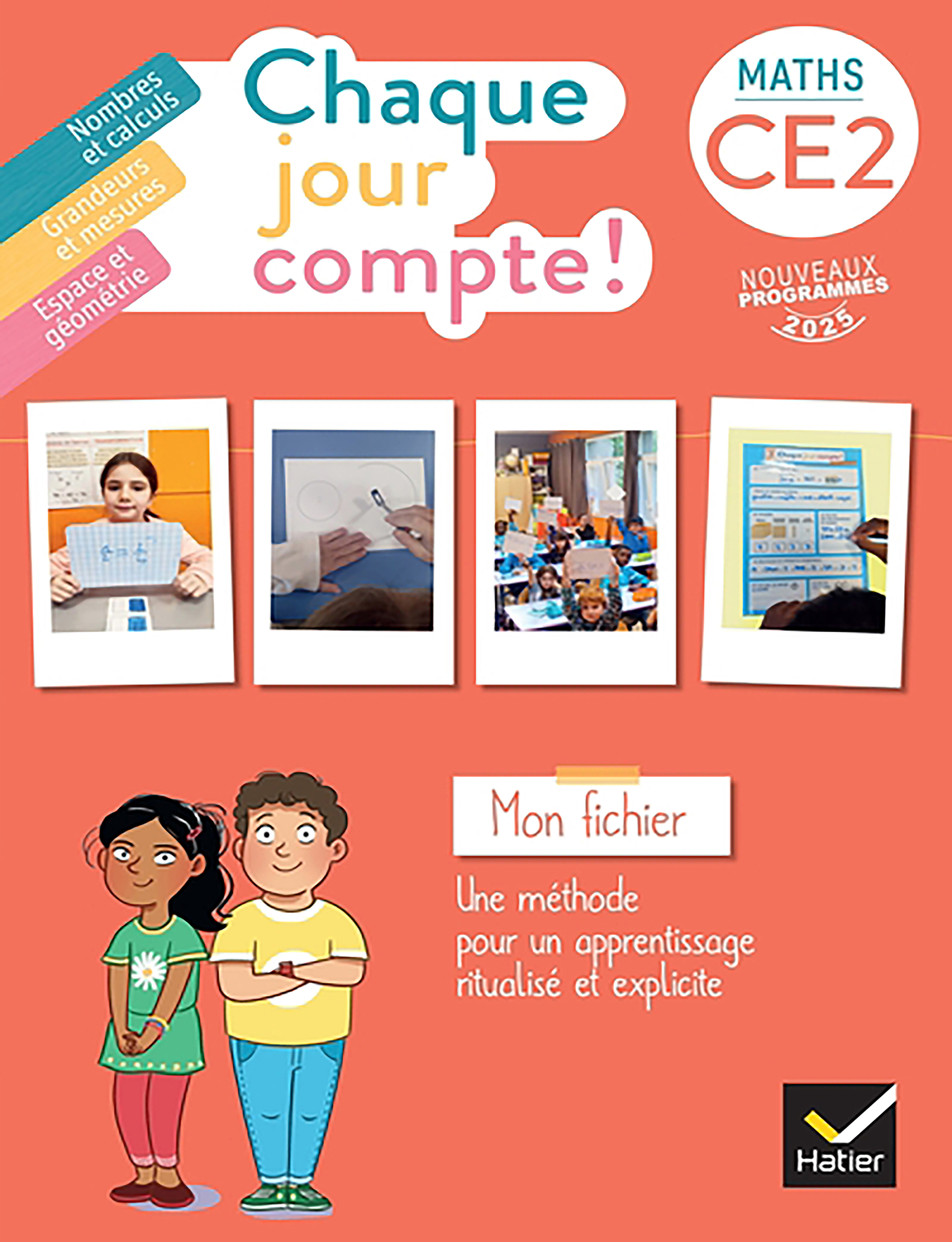 Chaque Jour Compte - Maths CE2 Fichier Eleve - Ed 2025