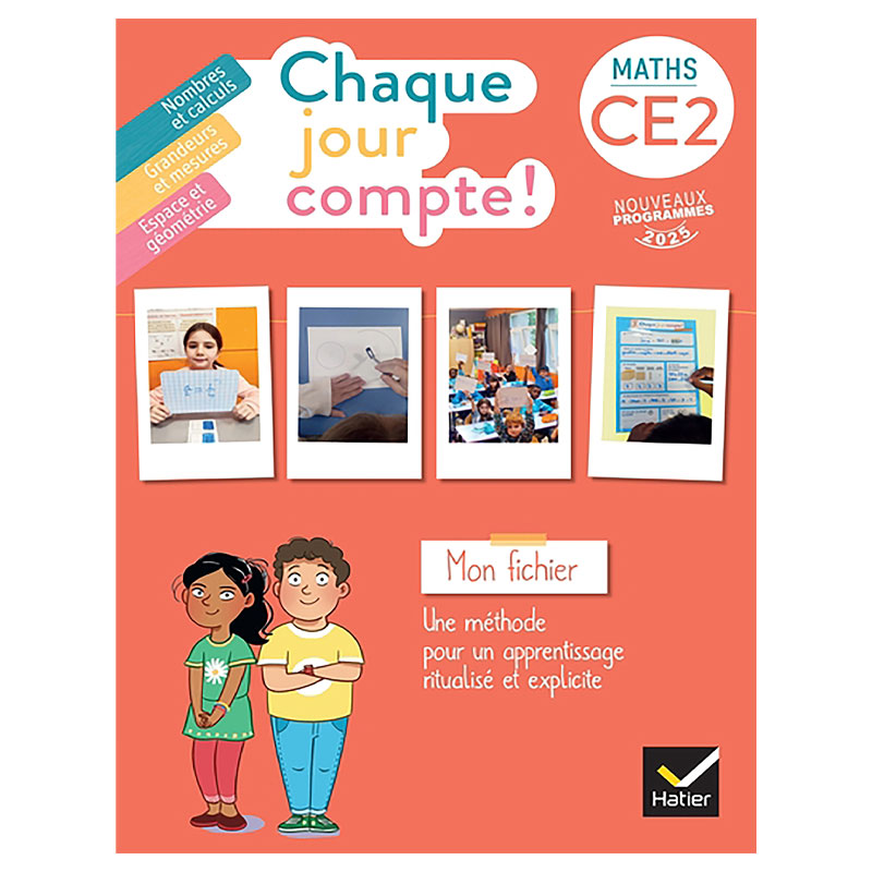 Chaque Jour Compte - Maths CE2 Fichier Eleve - Ed 2025