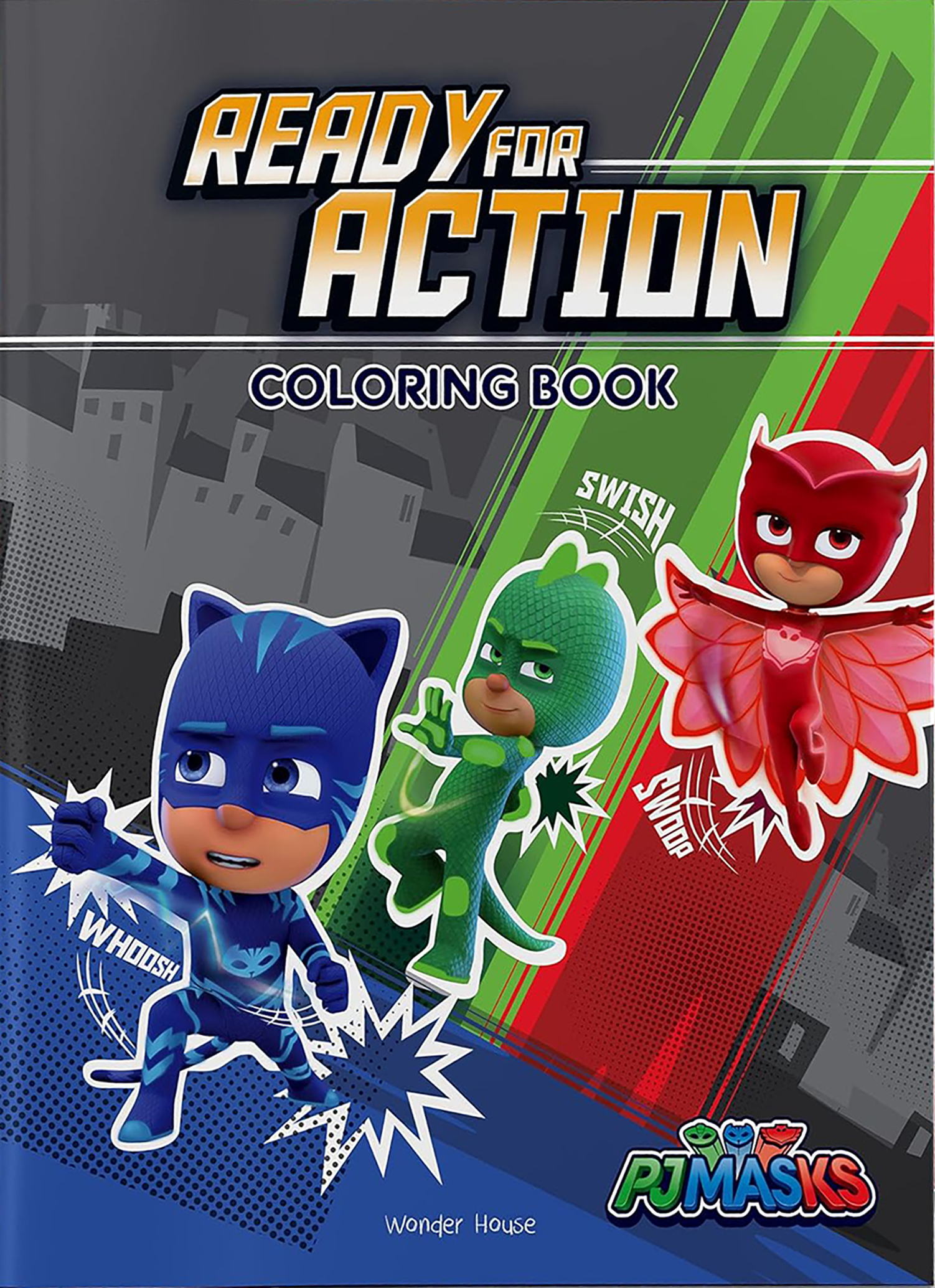 Ready For Action - PJ Masks - Coloring Book