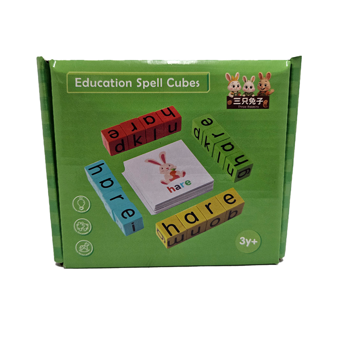 Wooden Puzzle Cube /Spell Cubes