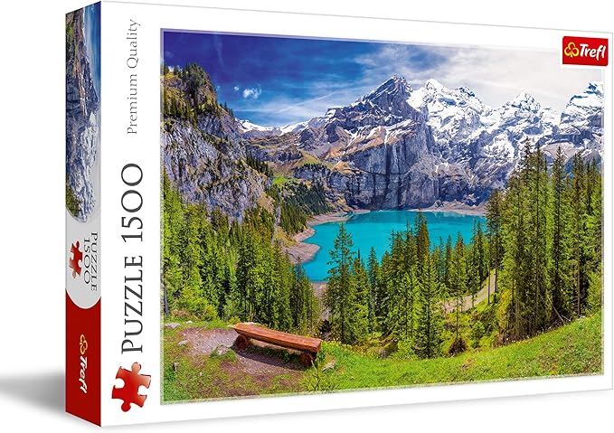 Puzzles -  1500 - Lake Oeschinen. Alps. Switzerland