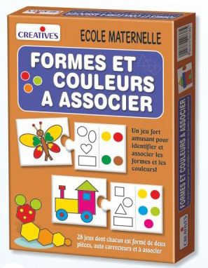 CREATIVES - FORMES ET COULEURS A ASSOCIER