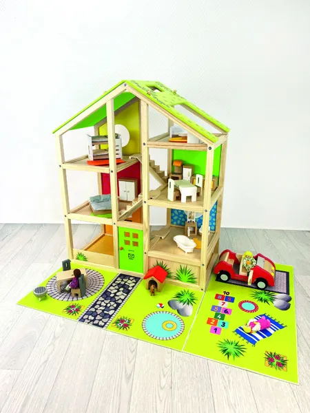 Dollhouse XL Set Of 44pcs BELEDUC 24235