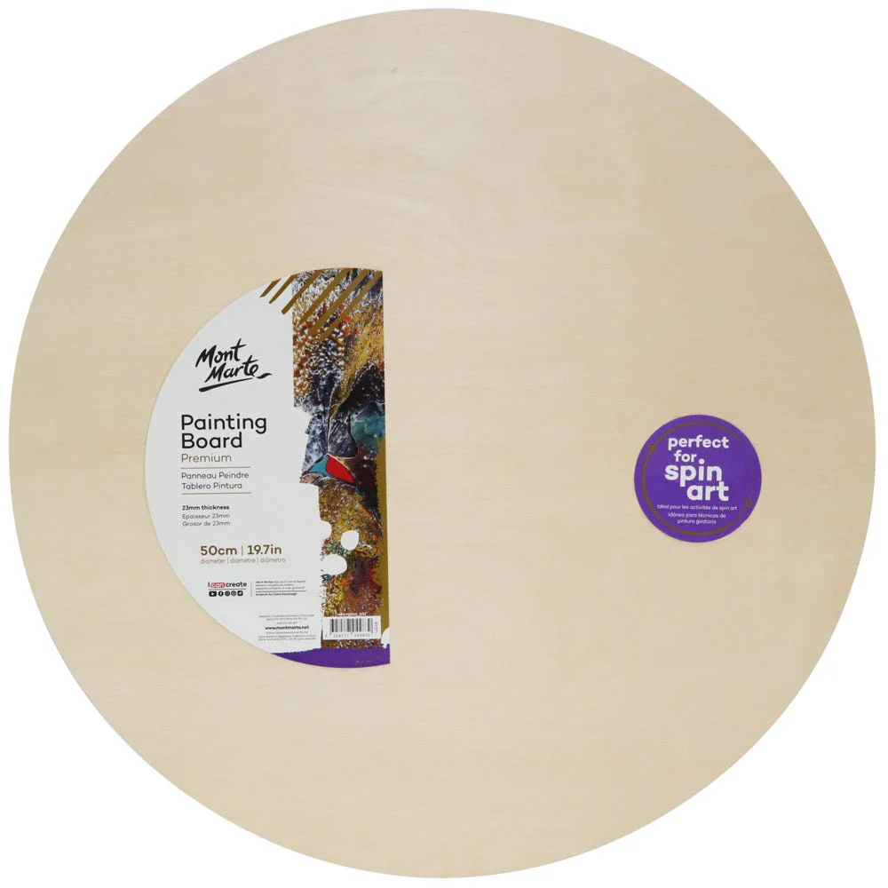 Painting Board Round 50cm Mont Marte