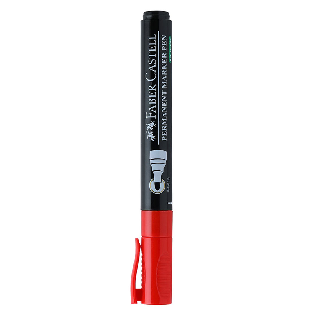 FABER CASTEL PERMANENT MARKER RED
