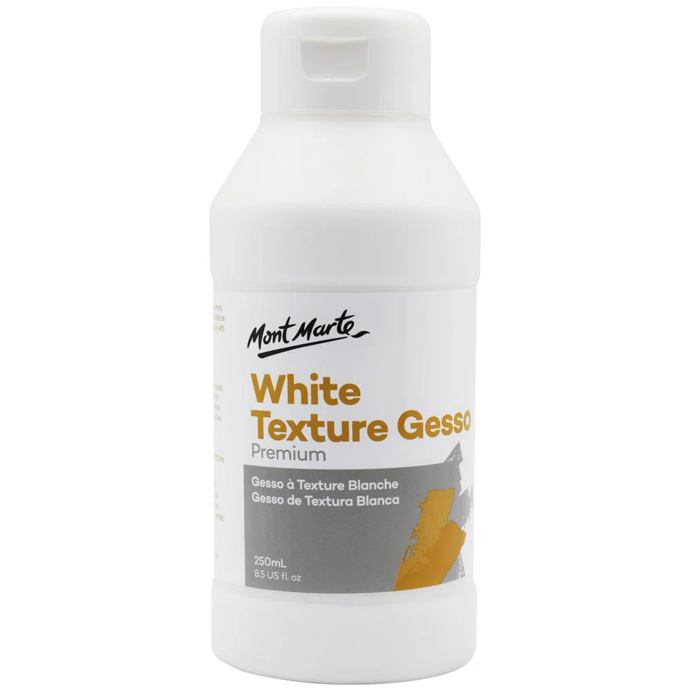 Gesso White Texture 250ml Mont Marte