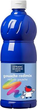 LB EDUCATION GOUACHE REDIMIX 500ML BTL COBALT BLUE HUE