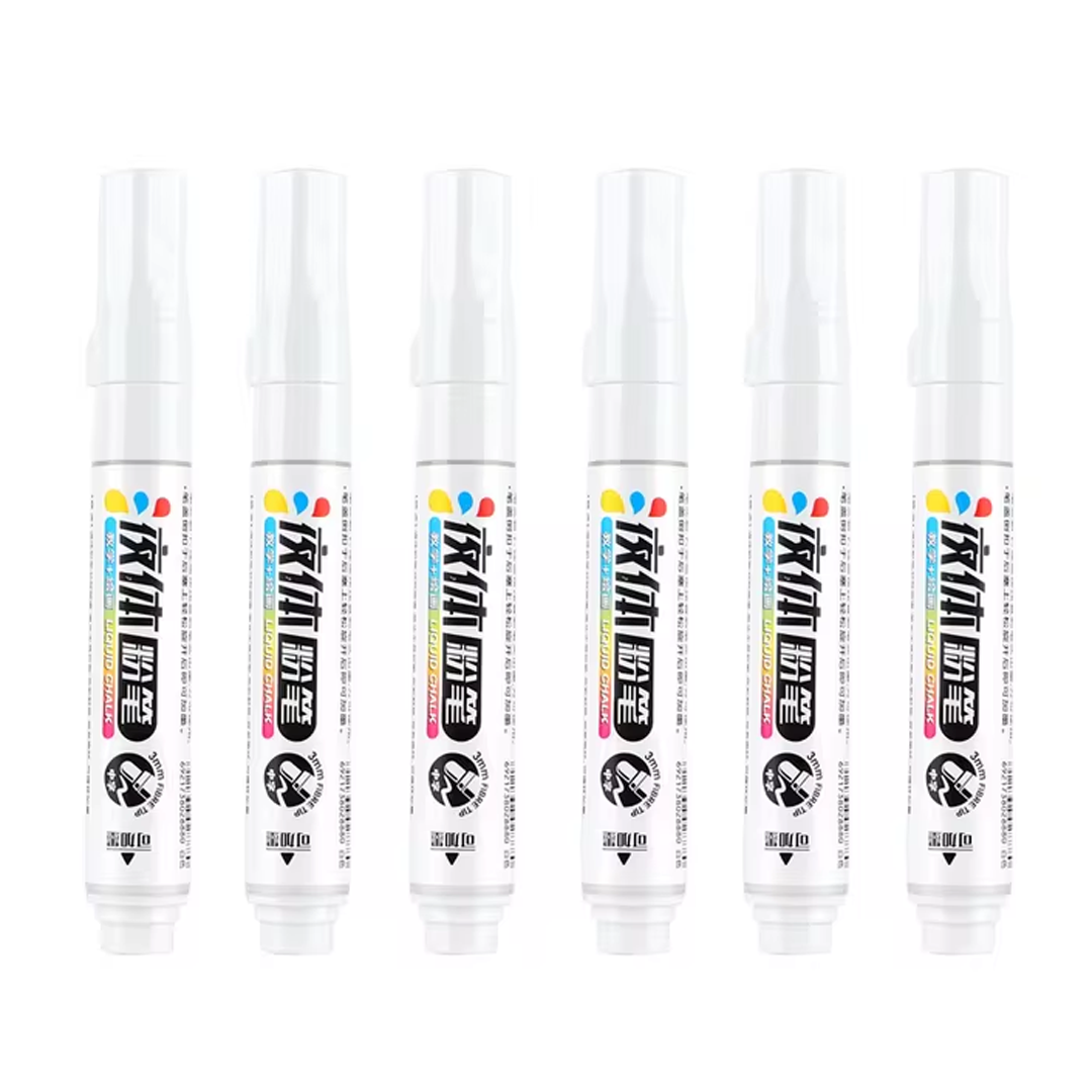 Liquid Chalk Marker White BAOKE 3914