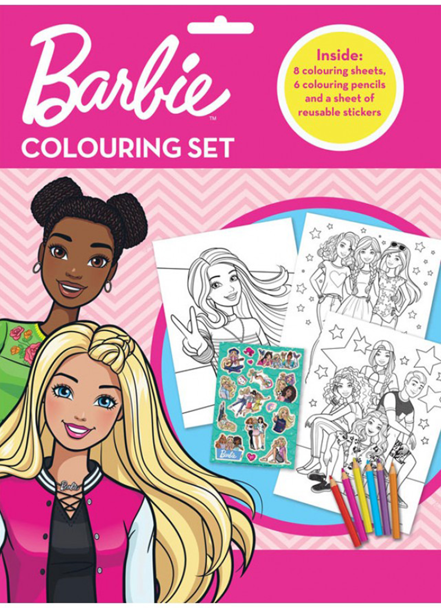 Barbie Colouring set