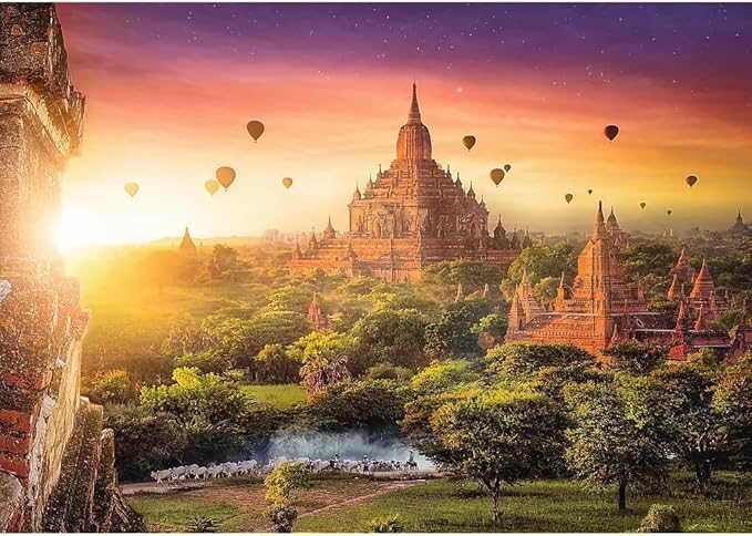 Puzzles -  1000  - Ancient Temple. Burma