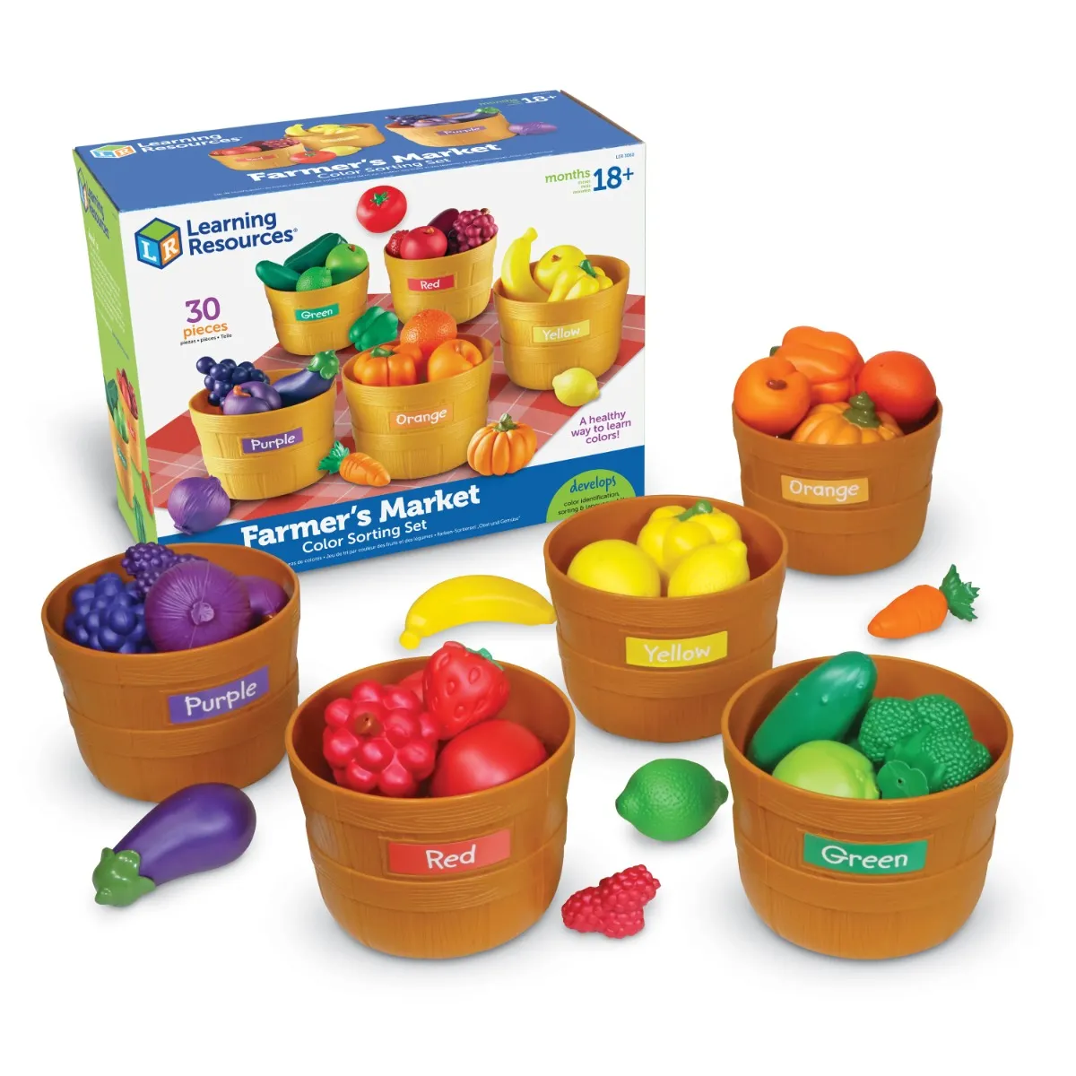 Farmer's Market Food Sorting Set LEARNING RESOURCES LER3060