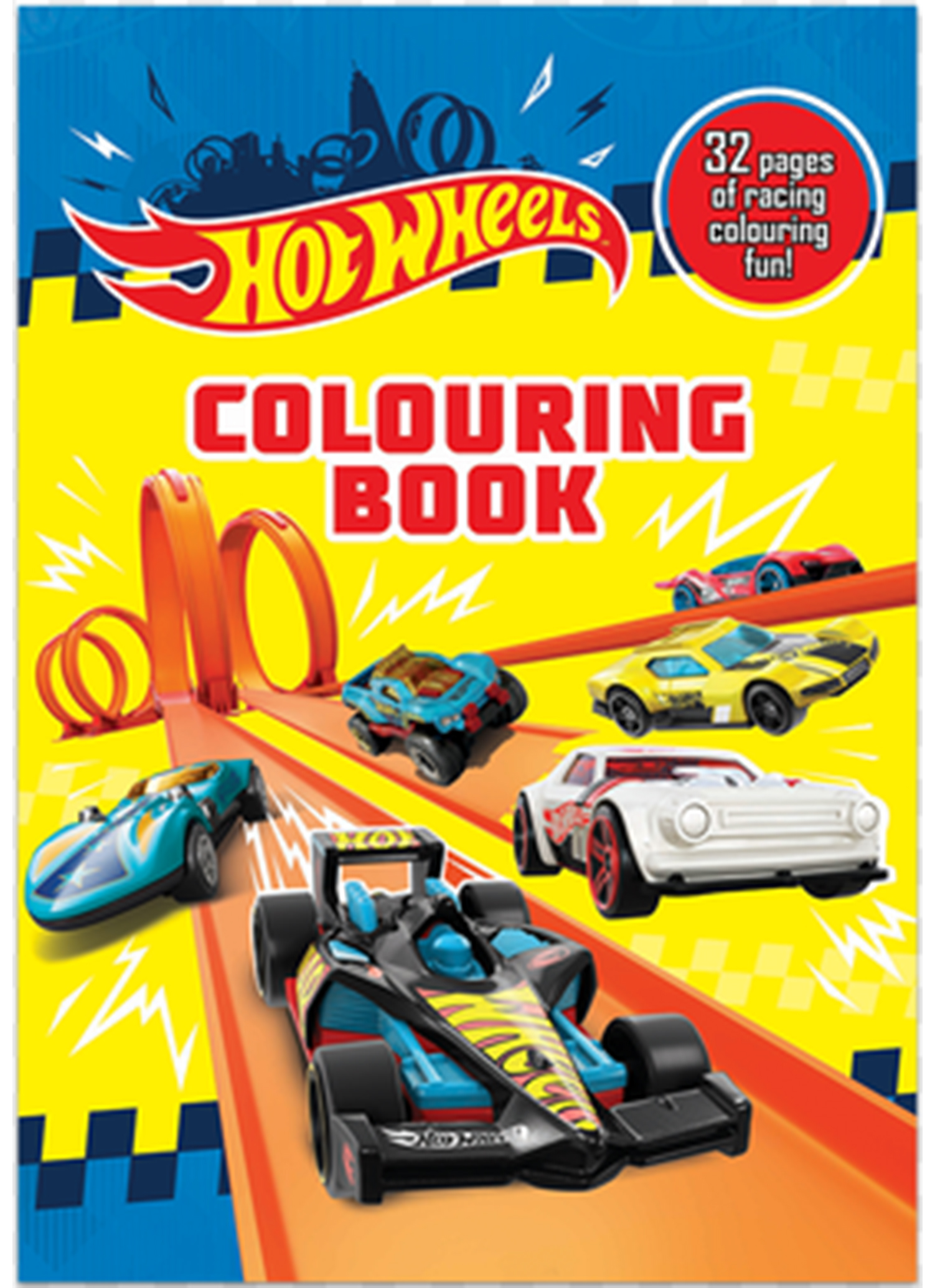 Hot Wheels Colouring Book