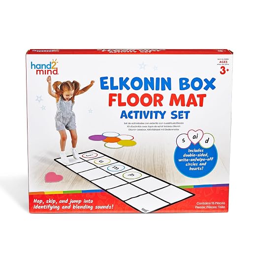 Elkonin Box Floor Mat Activity Set LEARNING RESOURCES 96984