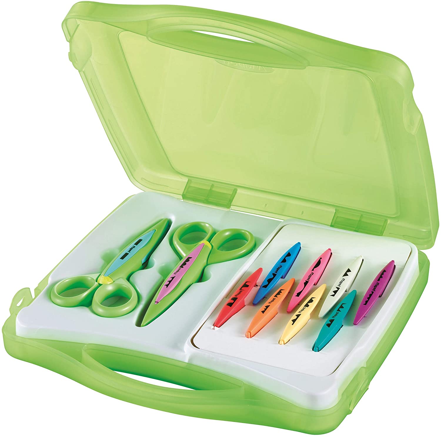 Scissors Creative x1+ 10 Blades 2 Assorted Colours MAPED 601010