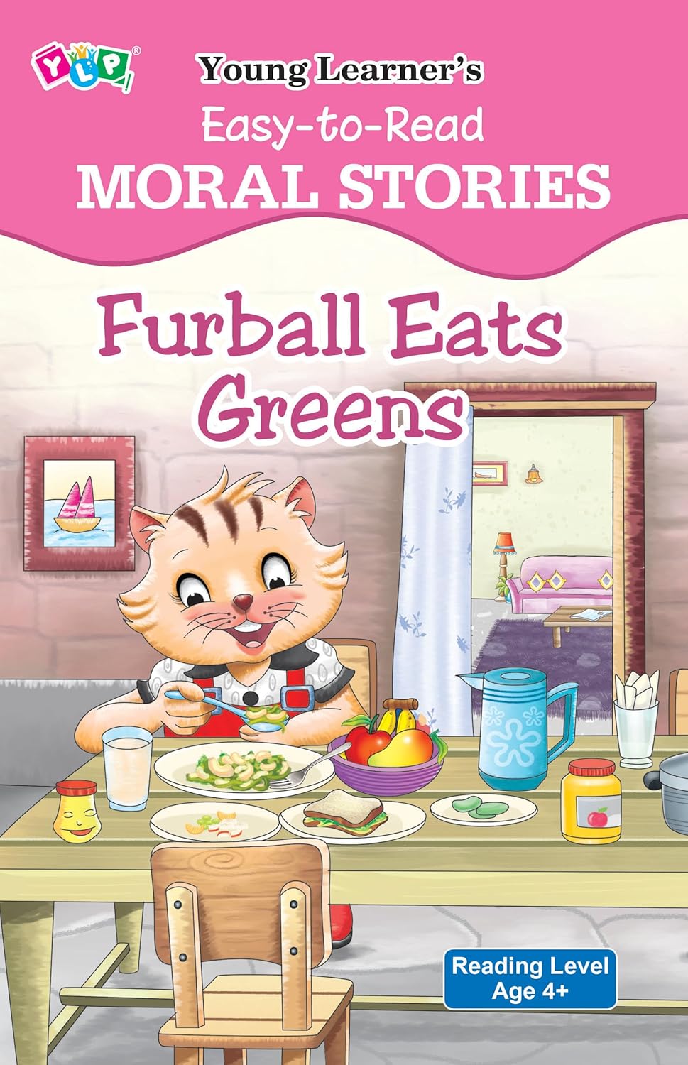 Furball Eats Greens - Easy To Read Moral Stories