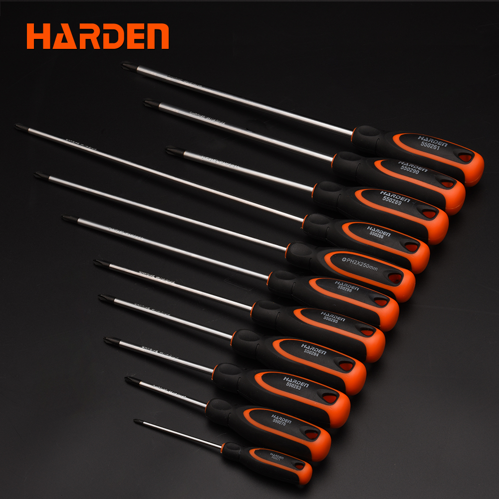 Harden PH1x100mm Screwdriver with Soft Handle 550276