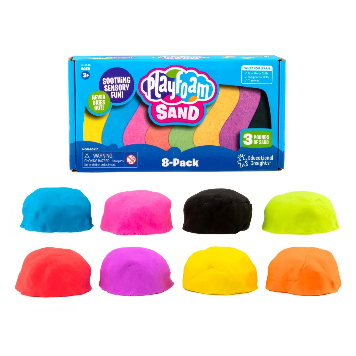 Playfoam Set Of 8 Sand Pack LEARNING RESOURCES 2230