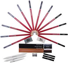 Sketching Tin Set Of 27pcs Mont Marte