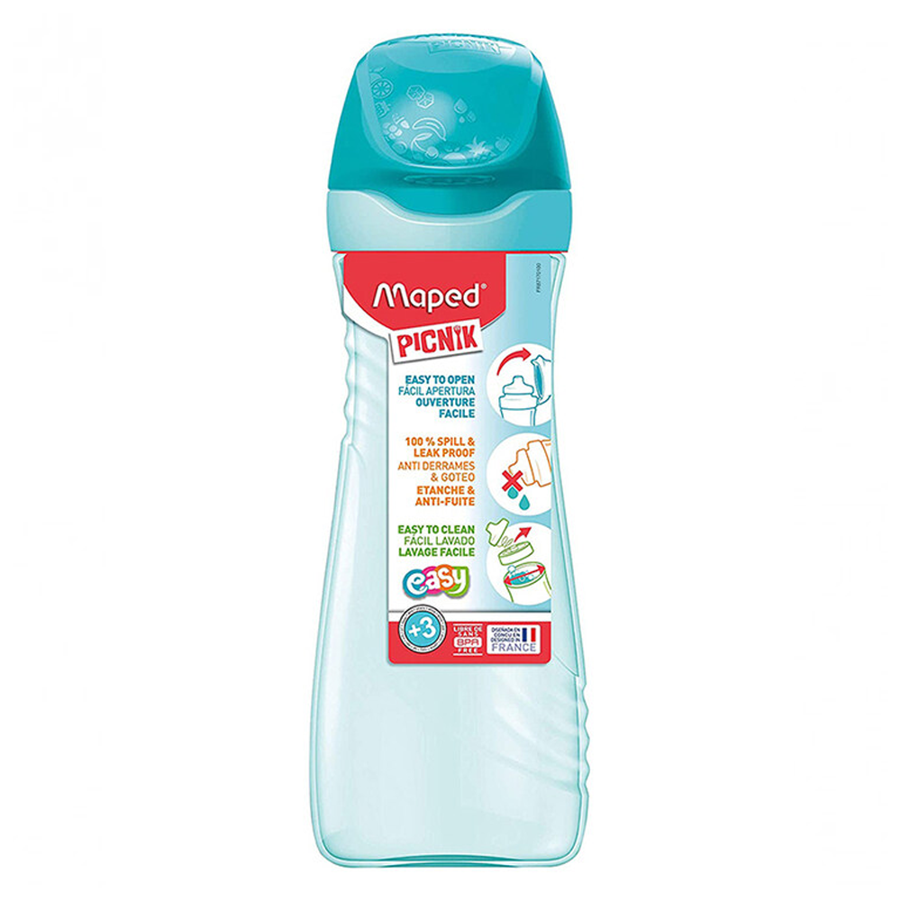 Water Bottle 580ml Turquoise Origins MAPED PICNIK 871702