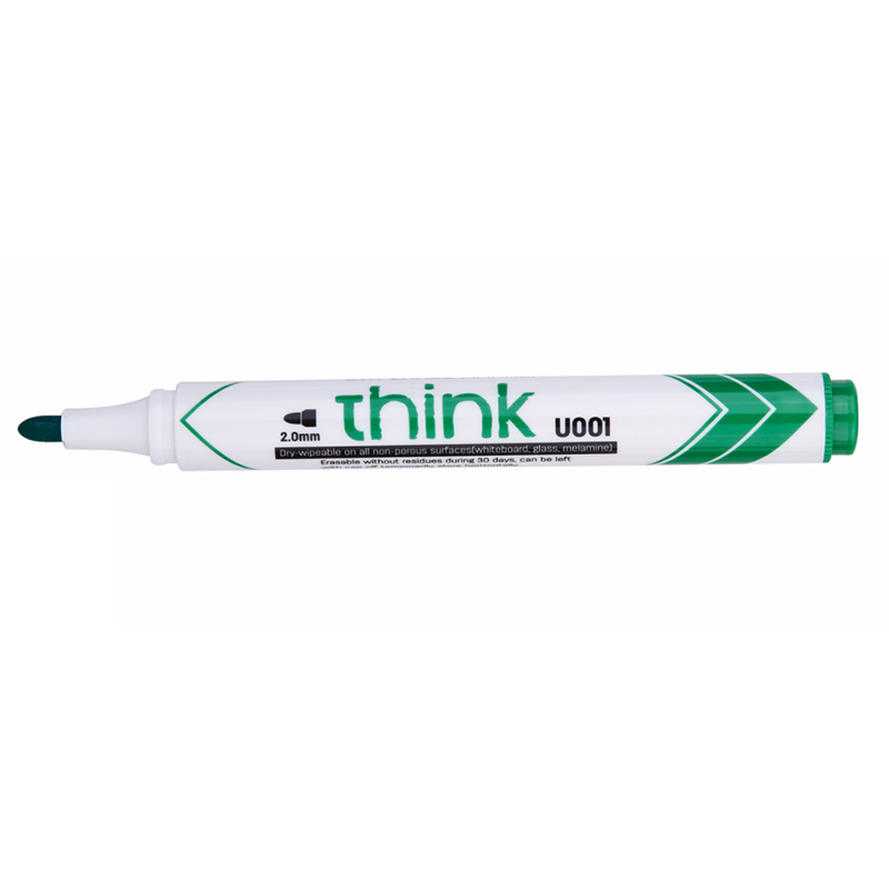 White Board Marker Deli  2mm Tip Green U00150