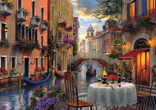 Puzzles -  6000  - Romantic supper   MGL