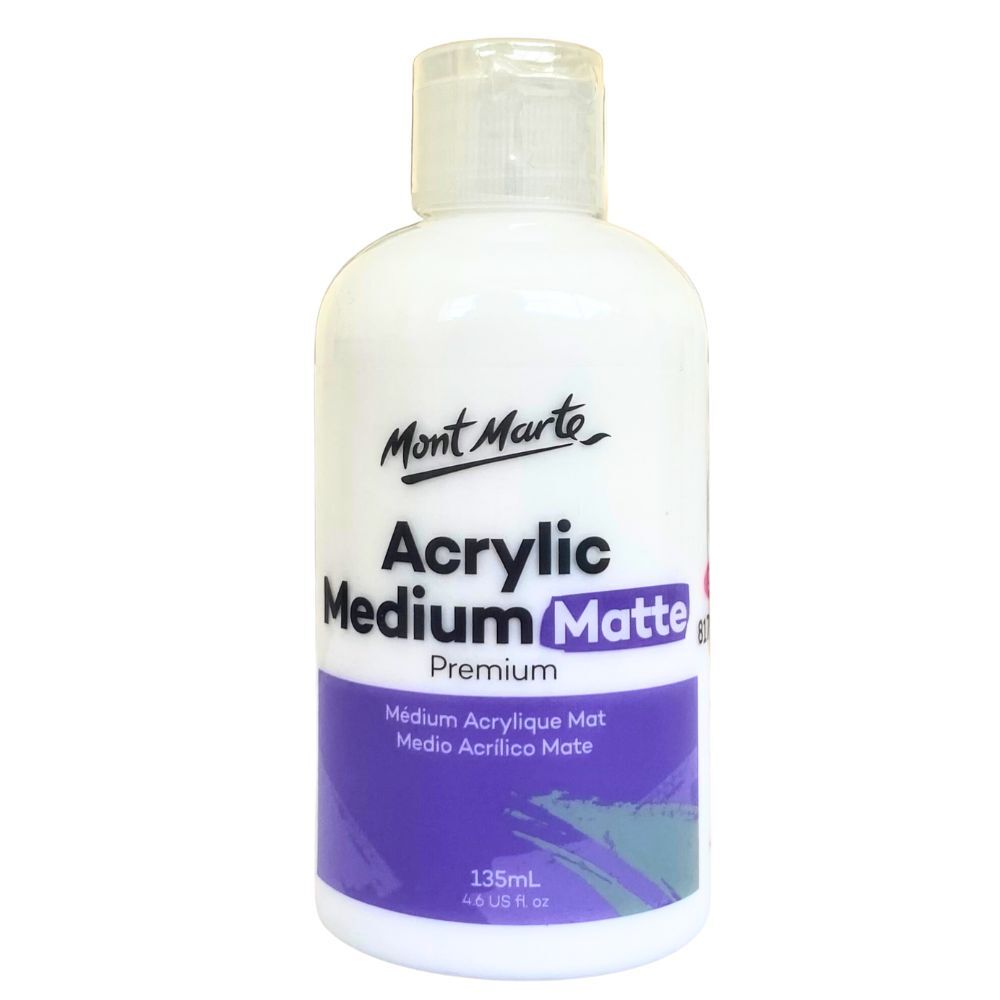 Acrylic Medium Matte 135ml Mont Marte