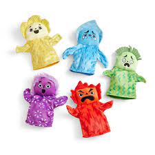 Feelings Family Hand Puppets LEARNING RESOURCES 95417