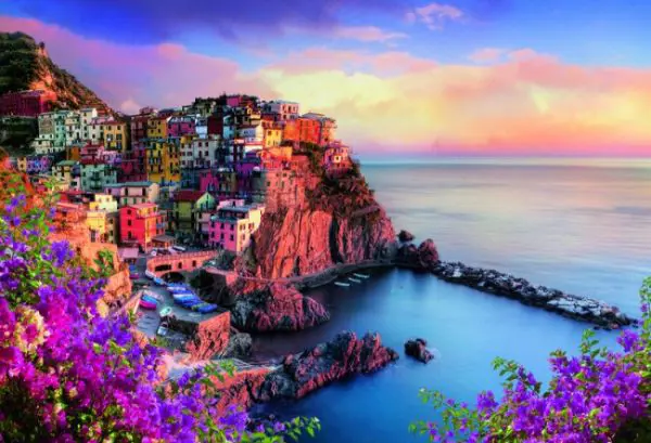 Puzzles -  1500  - View of Manarola   500 px
