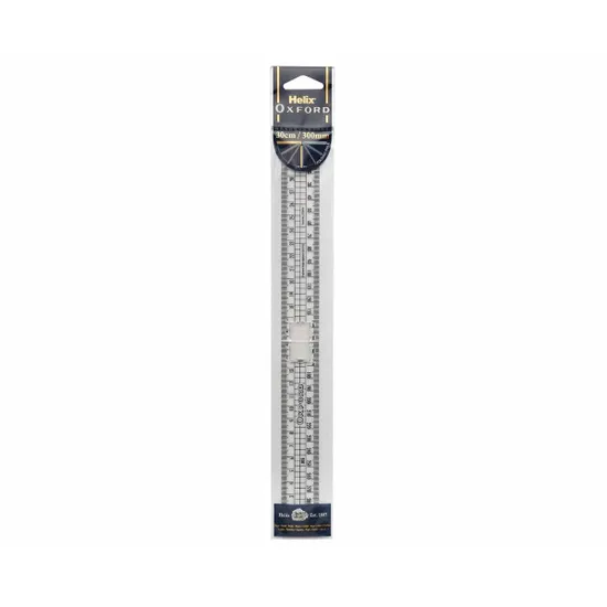 Ruler Metric Folding 30cm Helix 10051