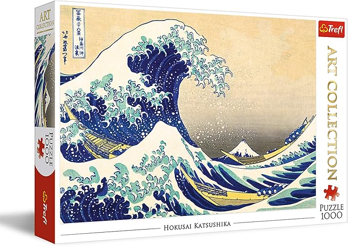 Puzzles -  1000 Art Collection  The Great Wave of Kanagawa   Bridgeman