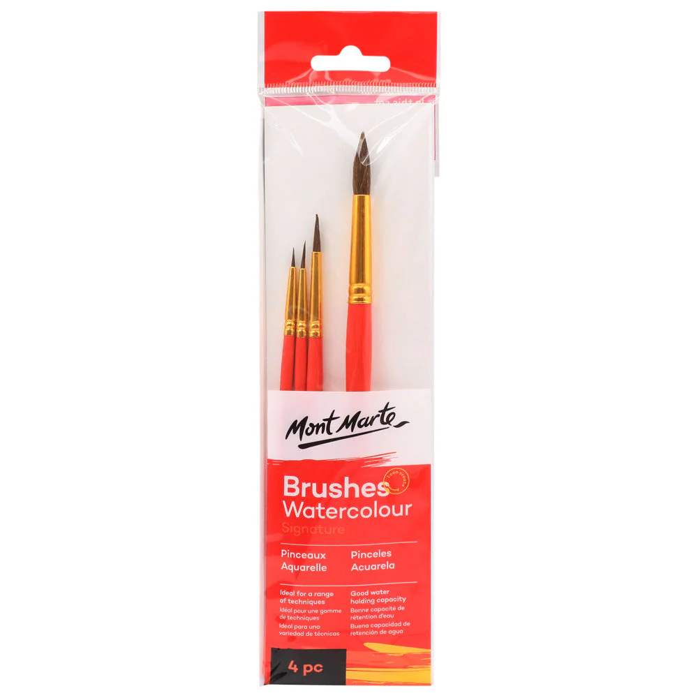 Brush Watercolour Gallery Series Set Of 4 Mont Marte
