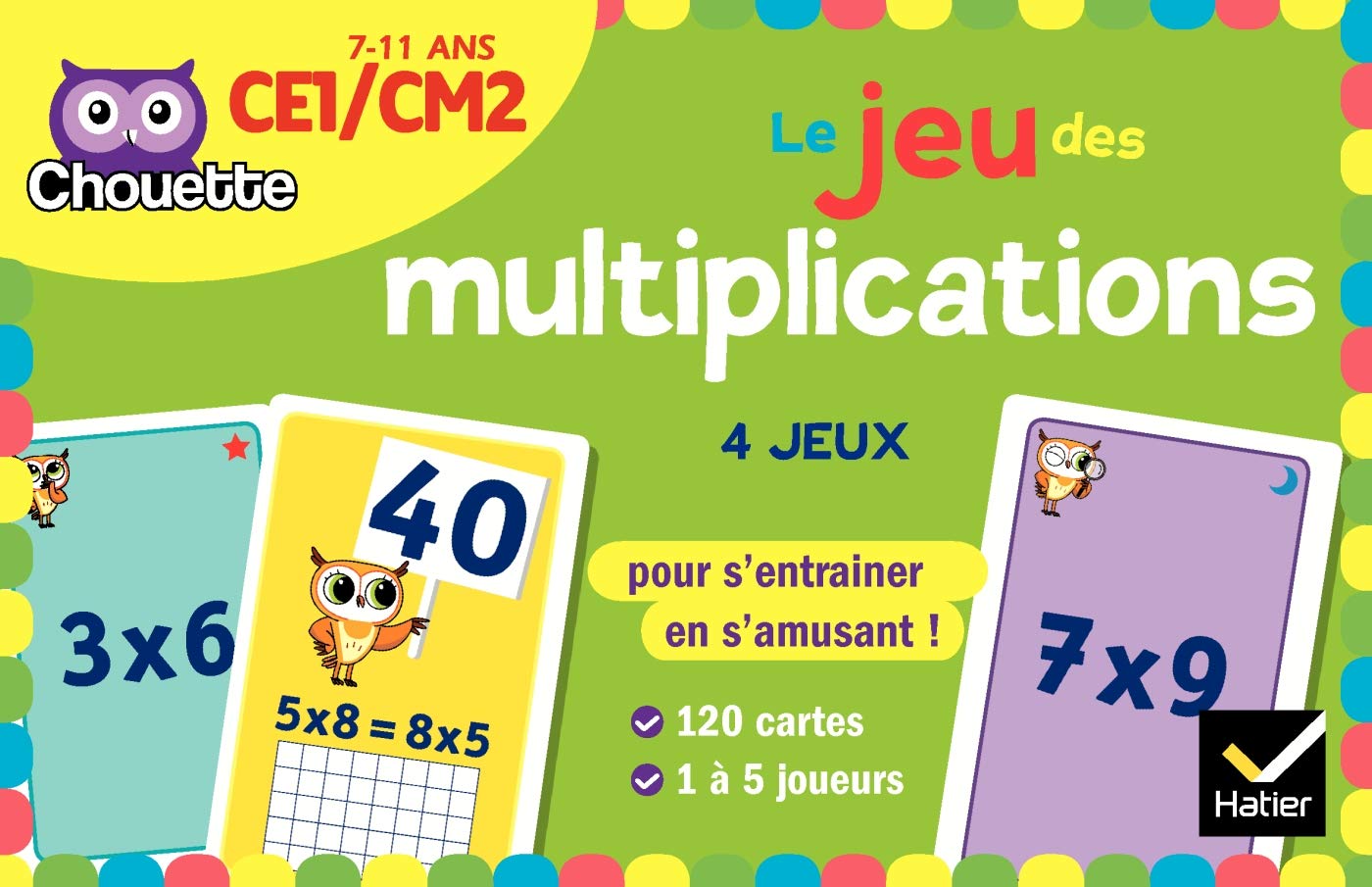 Le Jeu Des Multiplications - Chouette - CE1/CM2