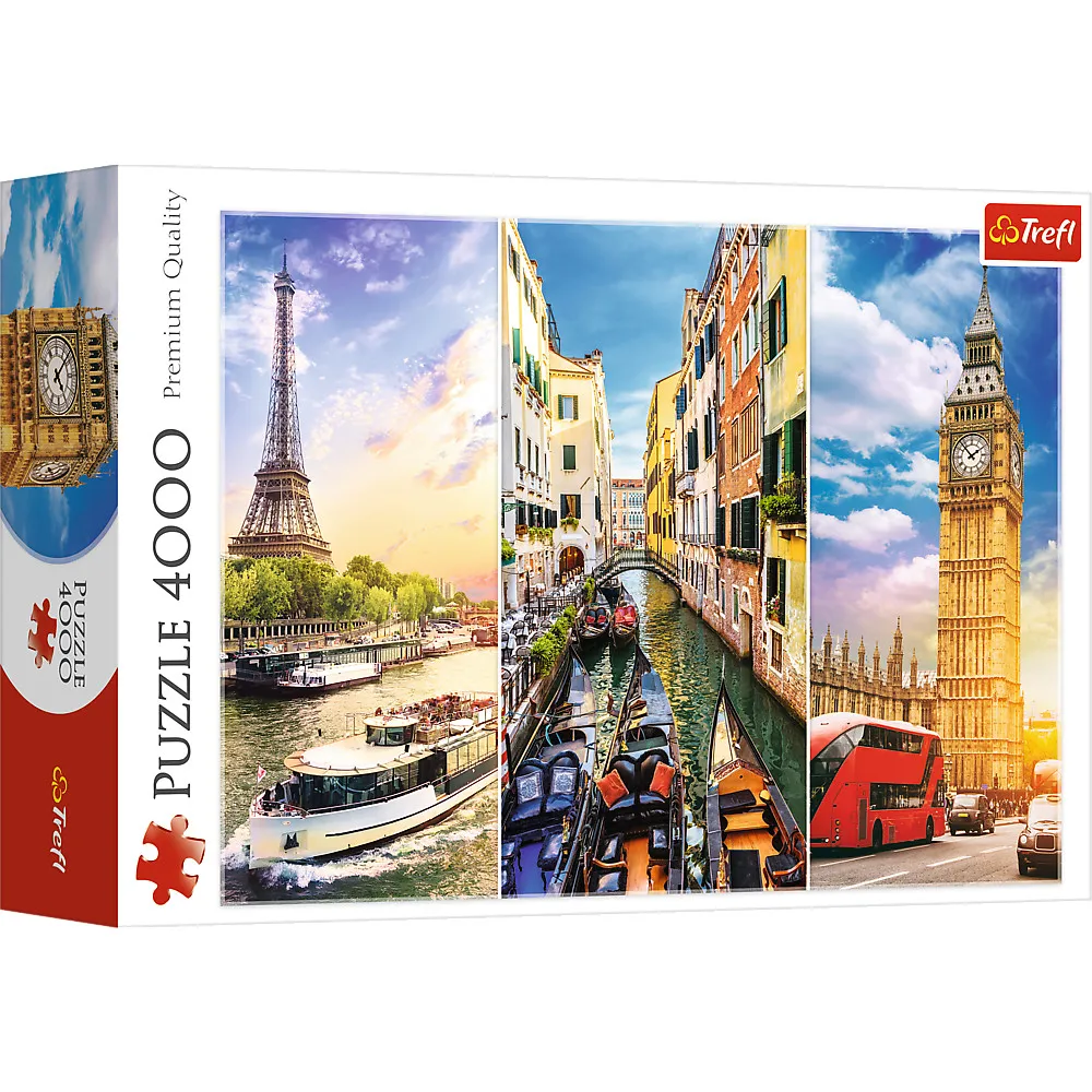 Puzzles 4000pcs Trip Around Europe Trefl 45009