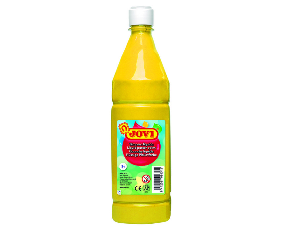 Liquid Poster Paint Bottle 1000Ml Jaune
