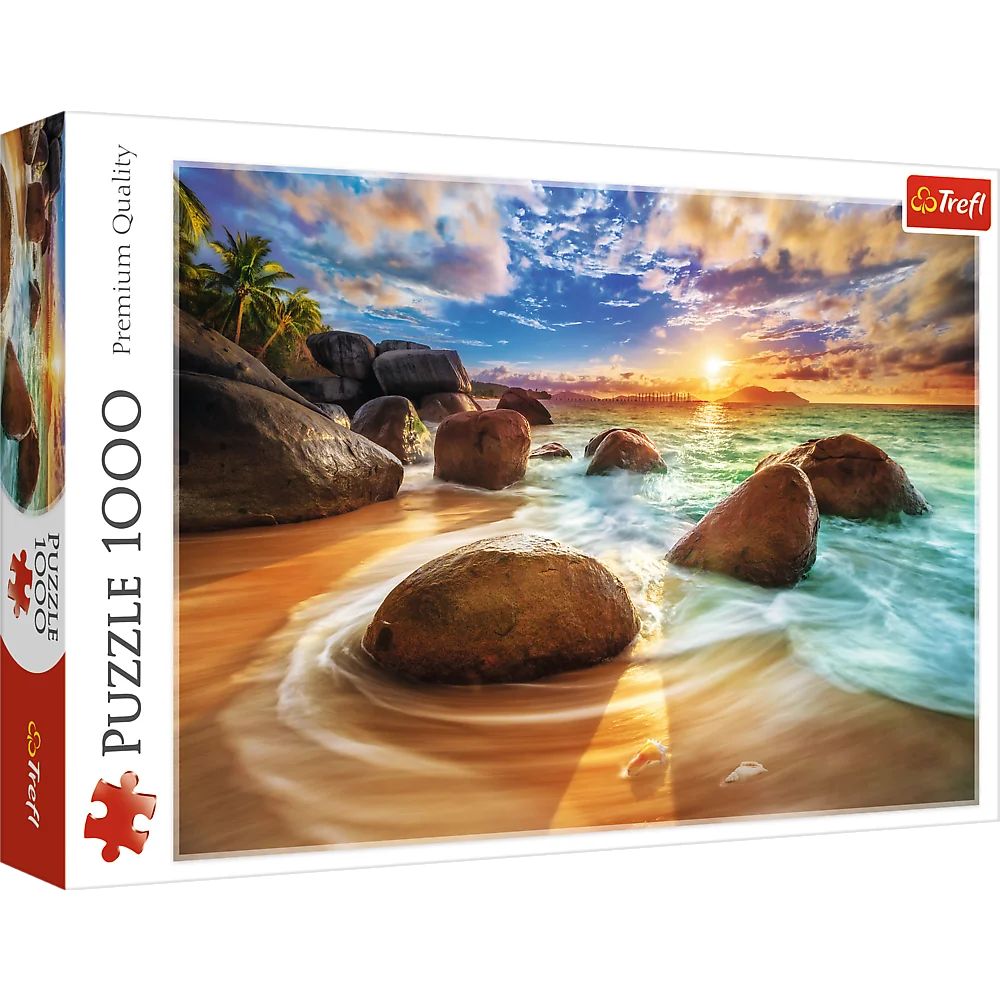 Puzzles -  1000  - Samudra Beach. India   500 px