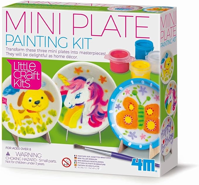 Mini Plate Painting Kit 4M 4761